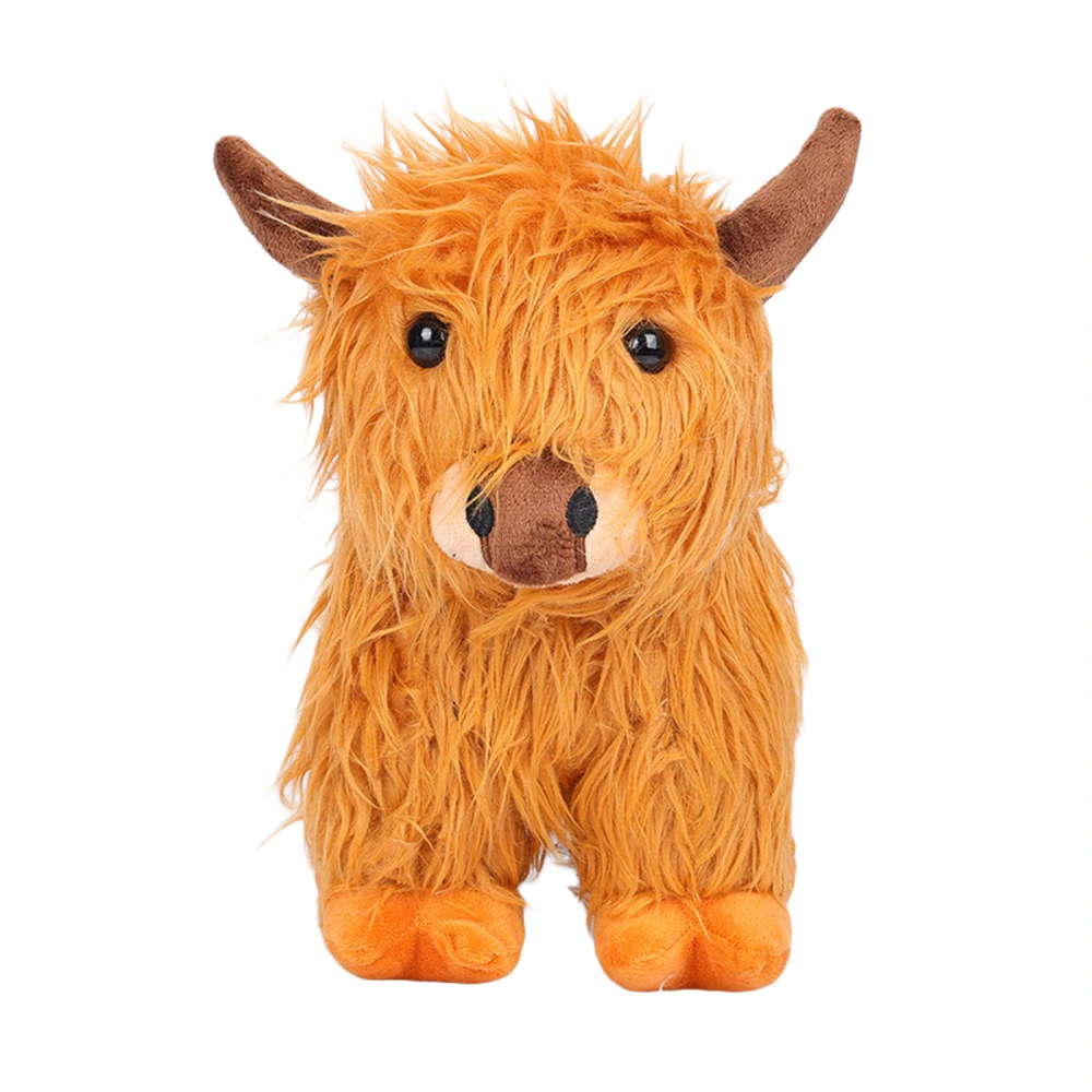 Highland Cow Stuffed Animals Fluffy Highland Cow Plush Toys Bull Dolls