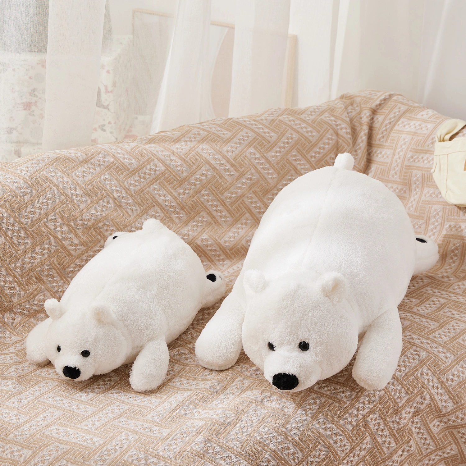 Cute Polar Bear Doll Lovely Cartoon Animal Stuffed Soft Plush Toys