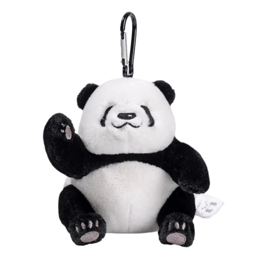 Panda Keychain Charm Cute Plush Panda Keyring Backpack Decoration