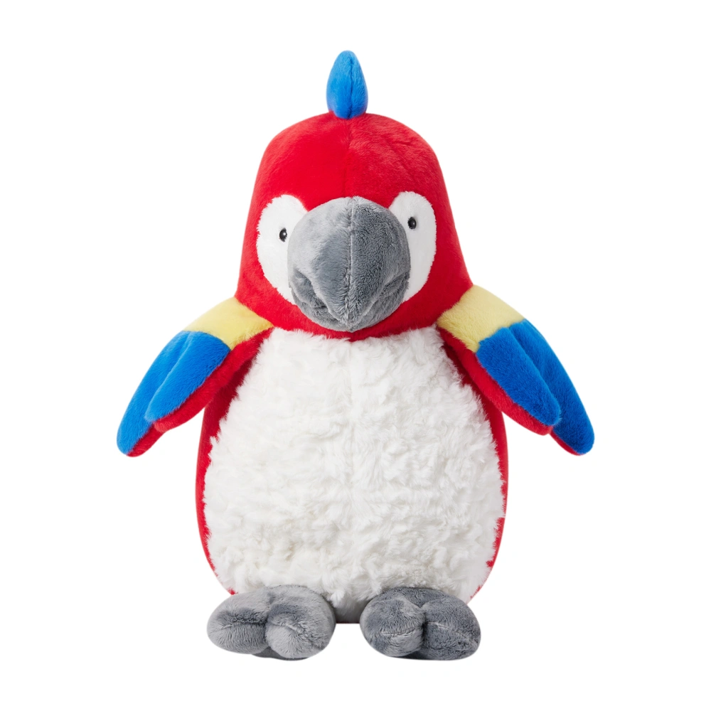 Cute Artificial Macaw Plush Toy Soft Stuffed Birds Parrot Dolls