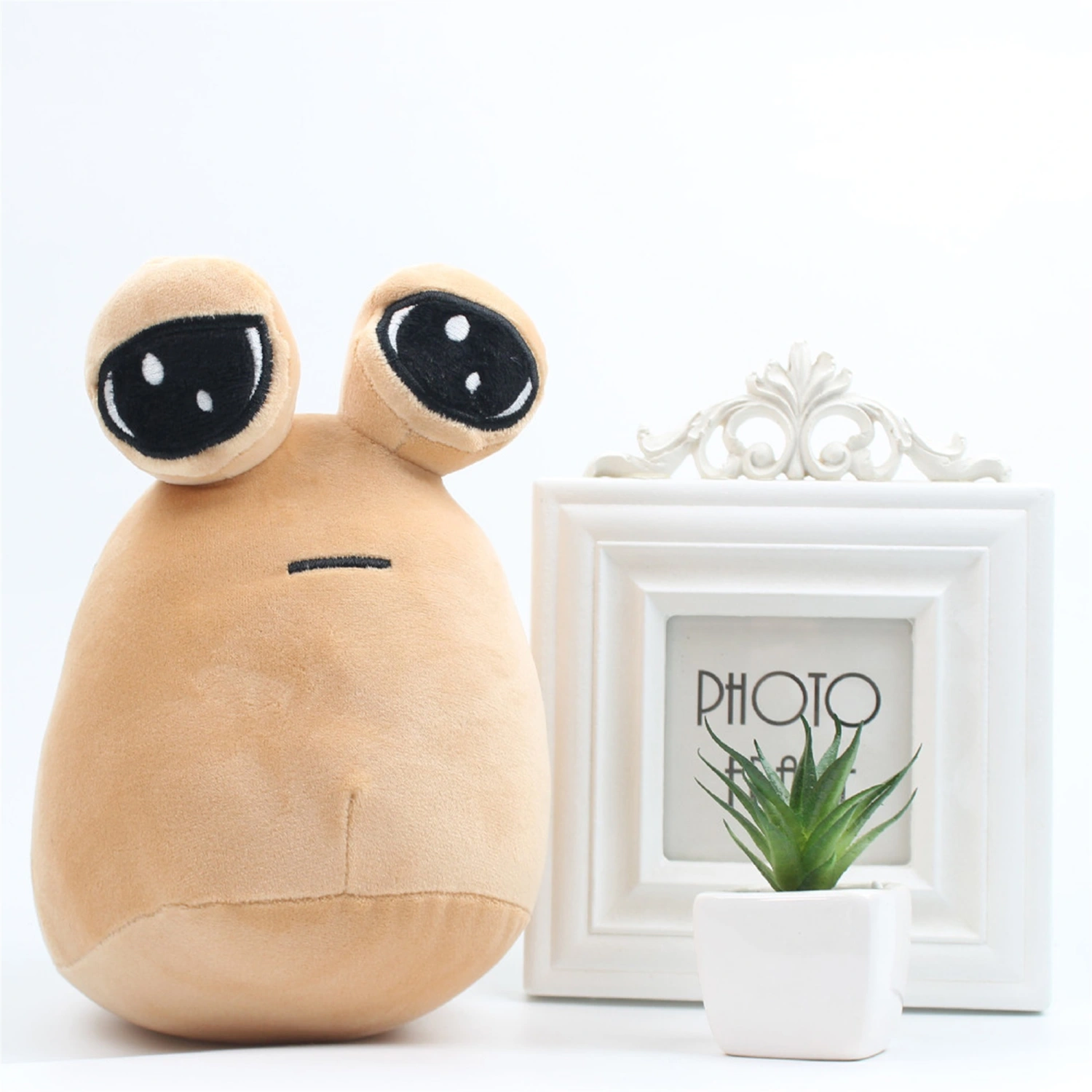 Cartoon Alien Plush Doll, Cute Soft Stuffed Toy Birthday Gift