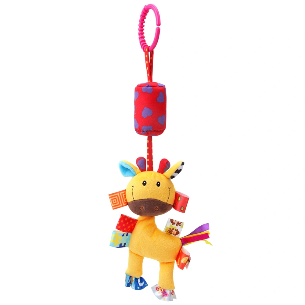 Baby Stroller Rattle Plush Animals Hanging Car Seat Toys Sensory Toy