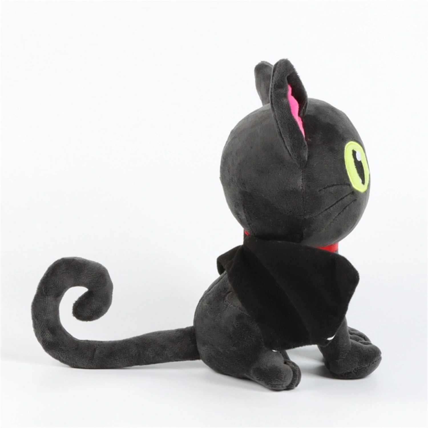 Cute Bat Cat Plush Toy Halloween Cat Soft Stuffed Animal Doll