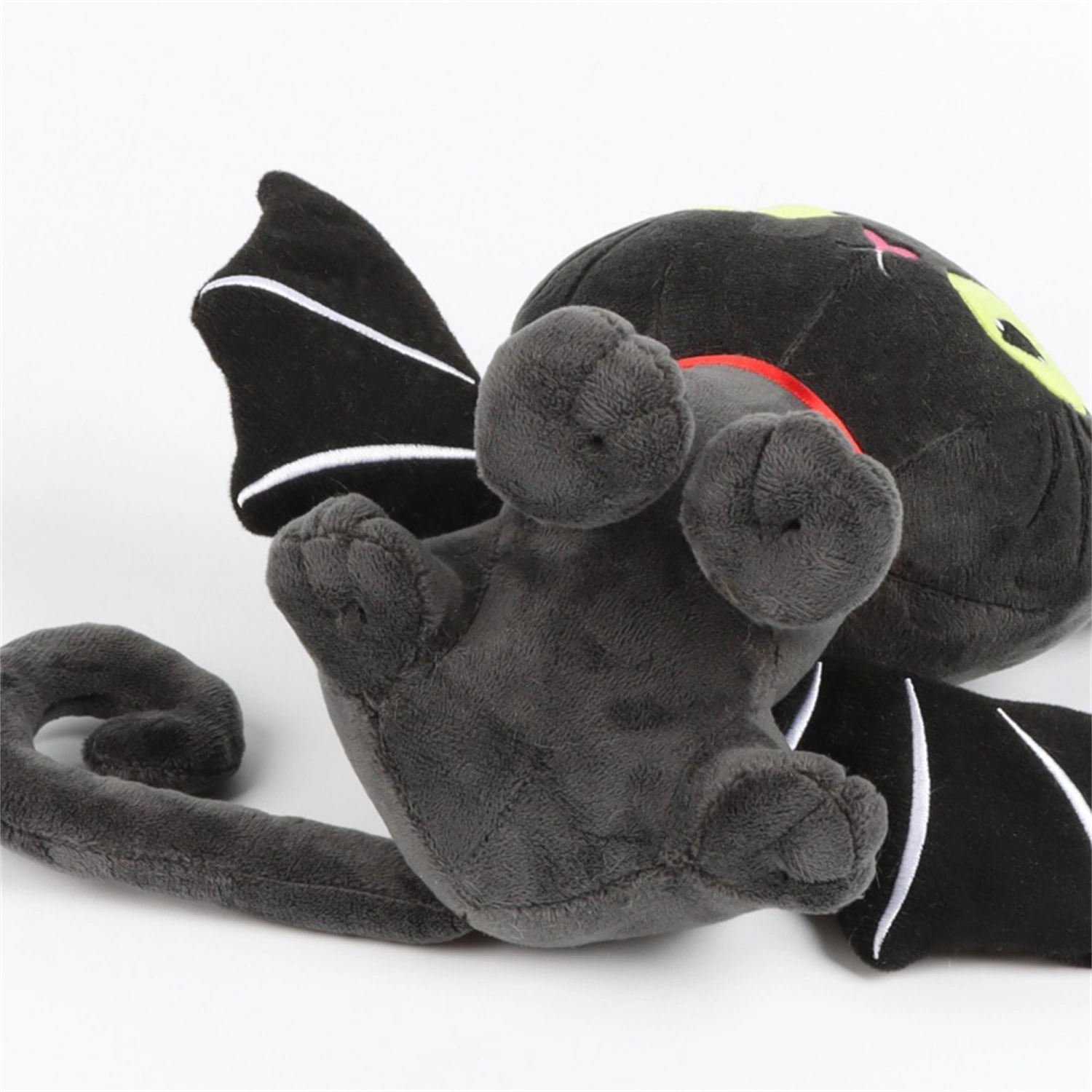 Cute Bat Cat Plush Toy Halloween Cat Soft Stuffed Animal Doll