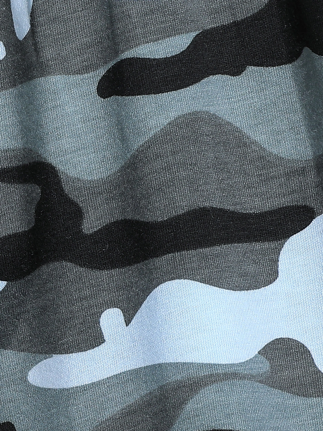 Color Block Trousers, Casual Camouflage Print Pants with Drawstring