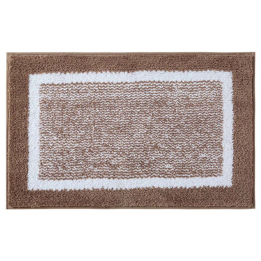 Fluffy Microfiber Bath Mat, Non-Slip Rug for Bathroom, Bedroom