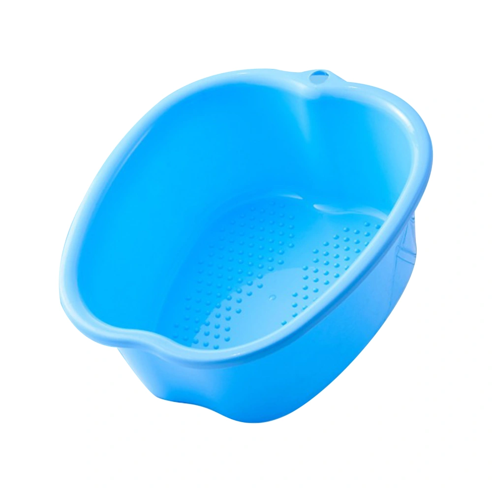 Plastic Massage Foot Basin with Hanging Hole, Bright Color Particles