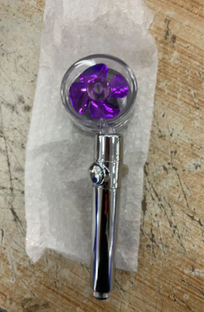 Pressurized Shower, Transparent Body Rotation Adjustable Filter