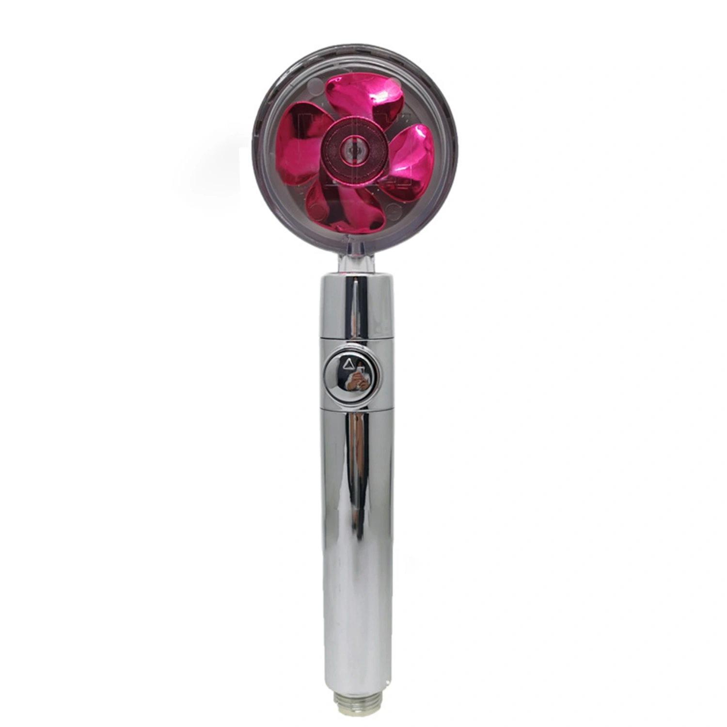 Pressurized Shower, Transparent Body Rotation Adjustable Filter