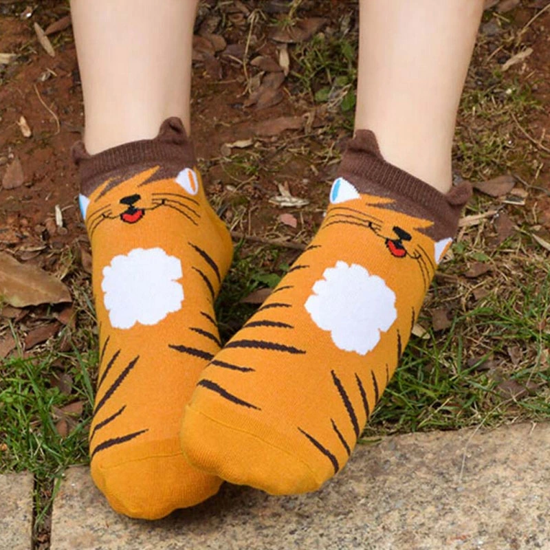 Women's Socks Cat Ears Animal Stripe Tight Stockings Colored Autumn Winter