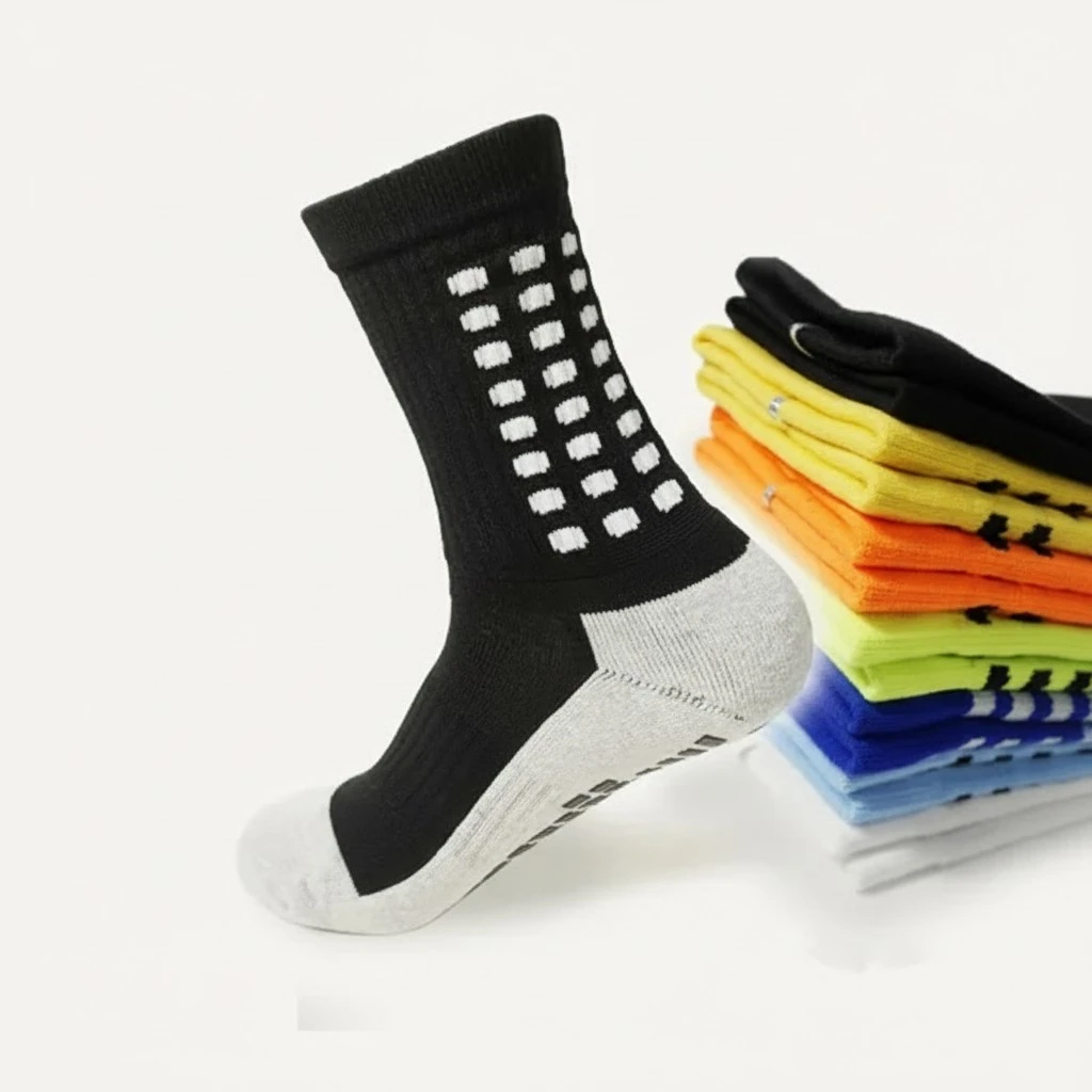 Men Anti Slip Socks, Non Slip Sports Socks, Yoga Elastic Stockings
