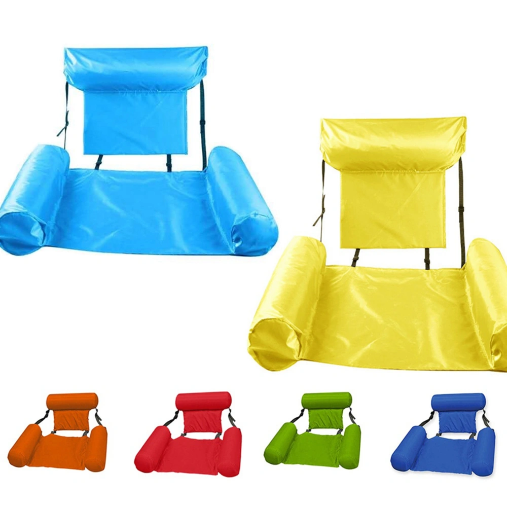 Inflatable Backrest Floating Row with Armrest, Summer Foldable Sofa