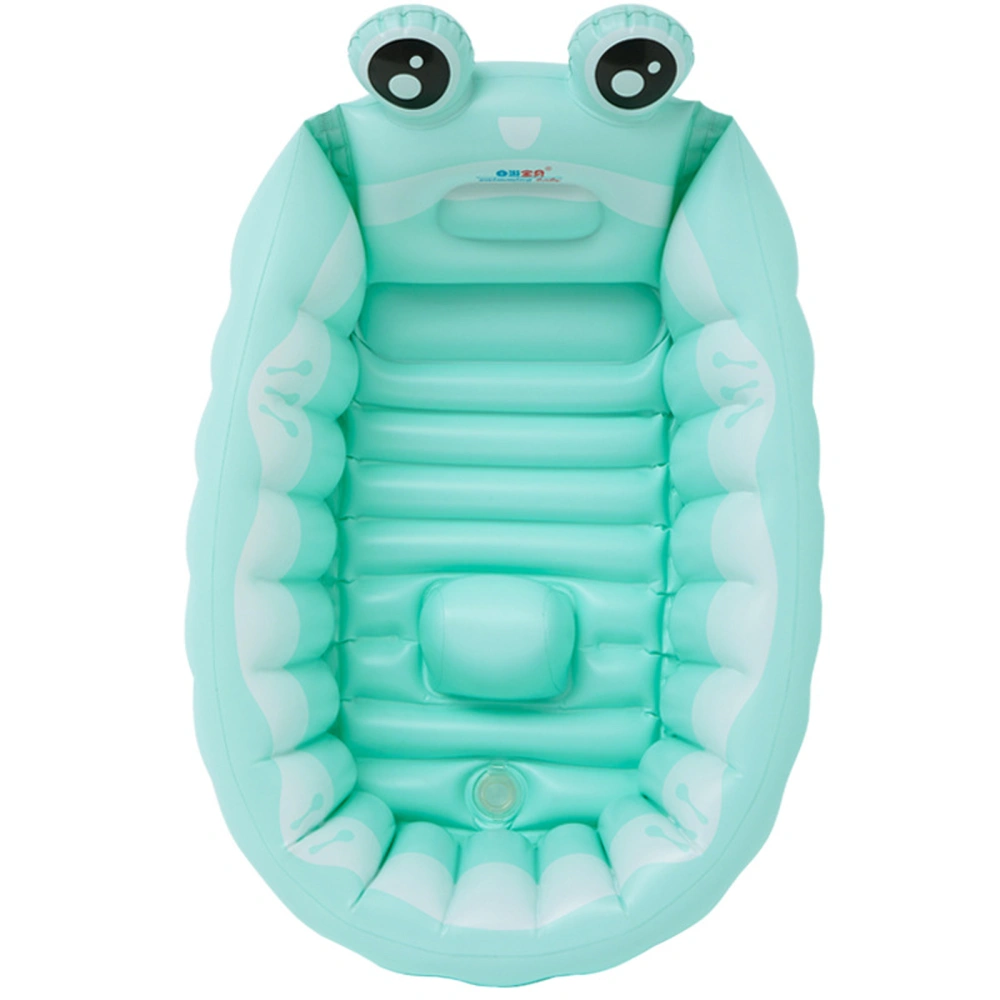 Inflatable Baby Bath with 45° Inclined Backrest, Non-slip Airbag