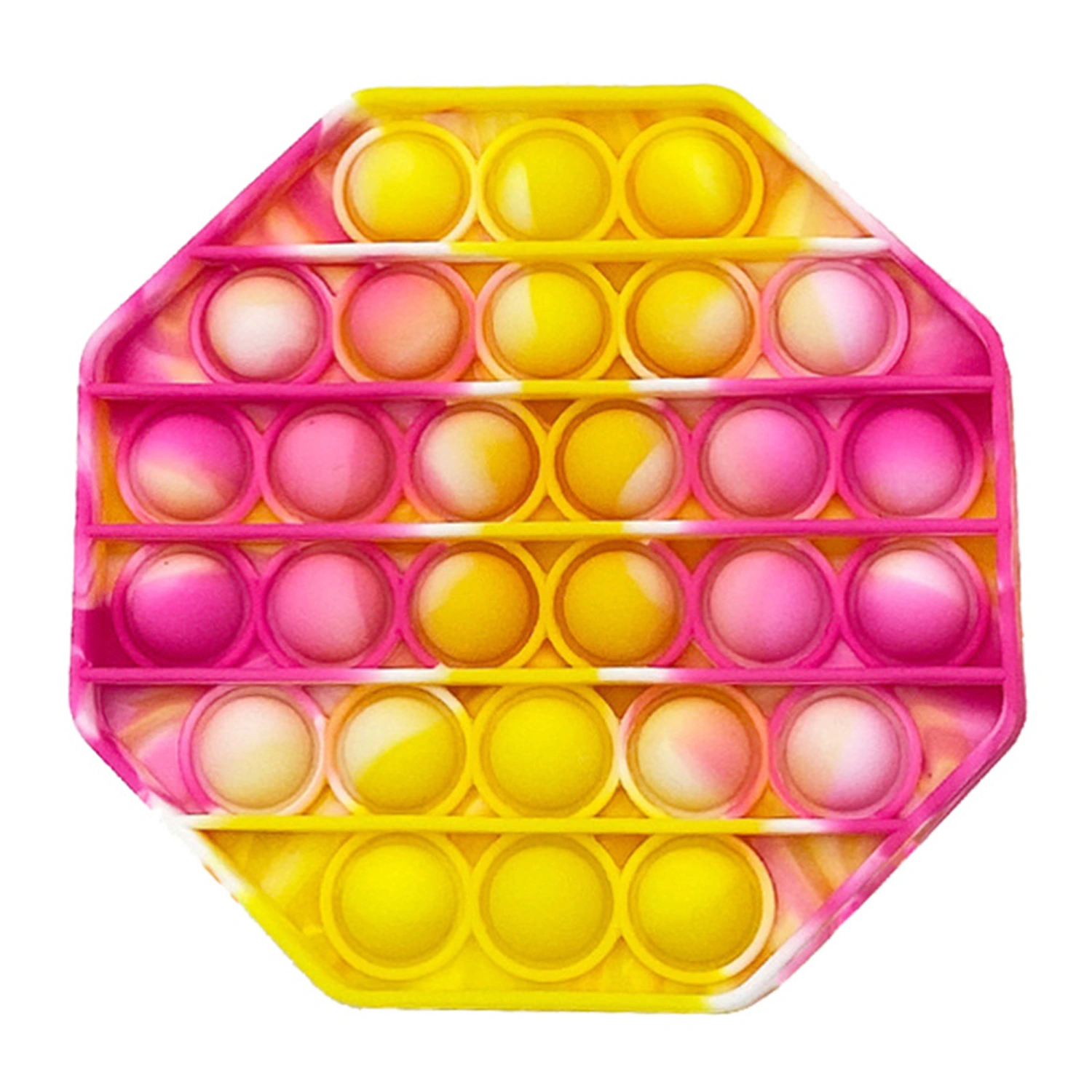 Push Pop Bubble Fidget Toy, Octagon Heart Shape Stress Relief Toy