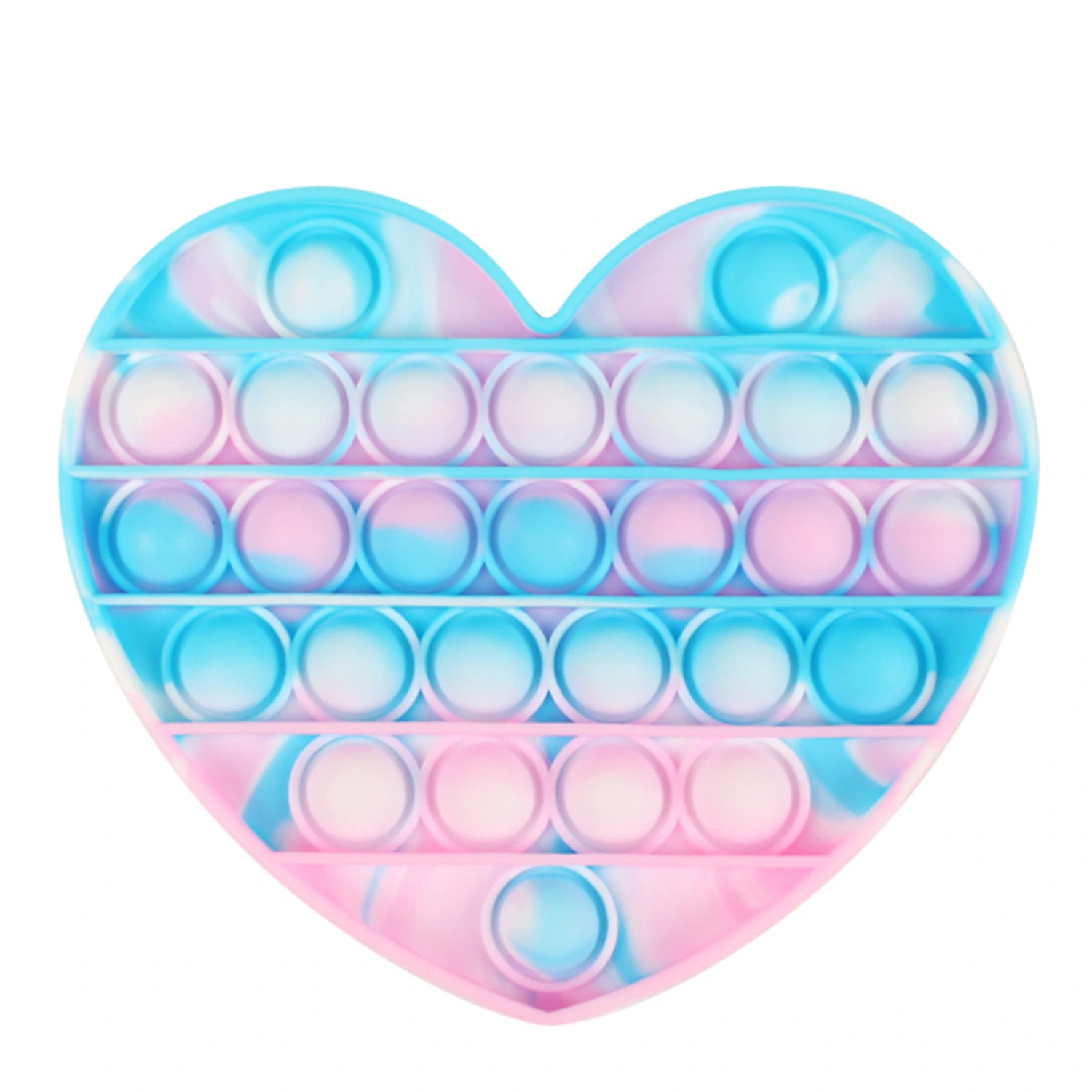 Push Pop Bubble Fidget Toy, Octagon Heart Shape Stress Relief Toy