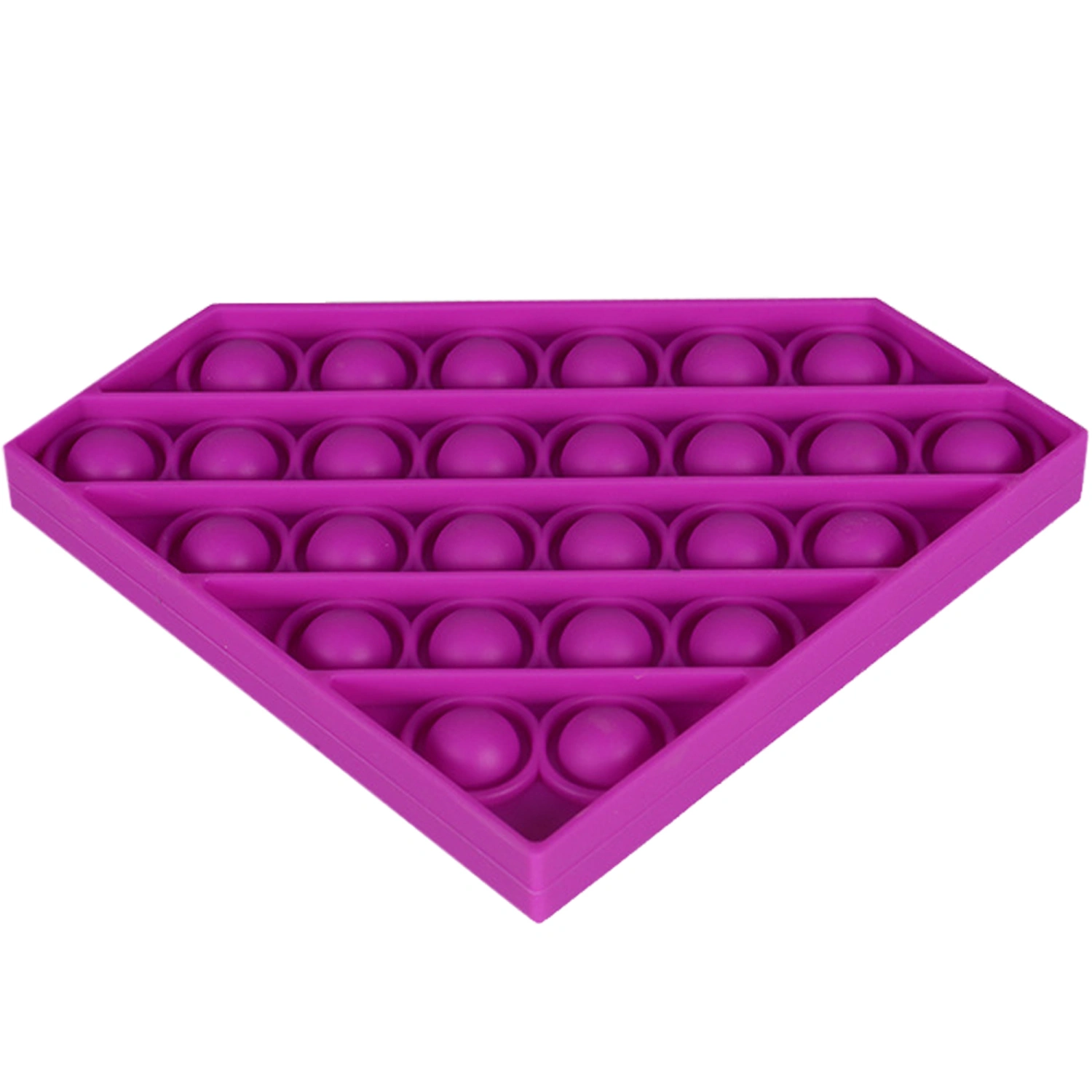 Push Pop Bubble Fidget Toy, Diamond Shape Stress Reliever Sensory Toy