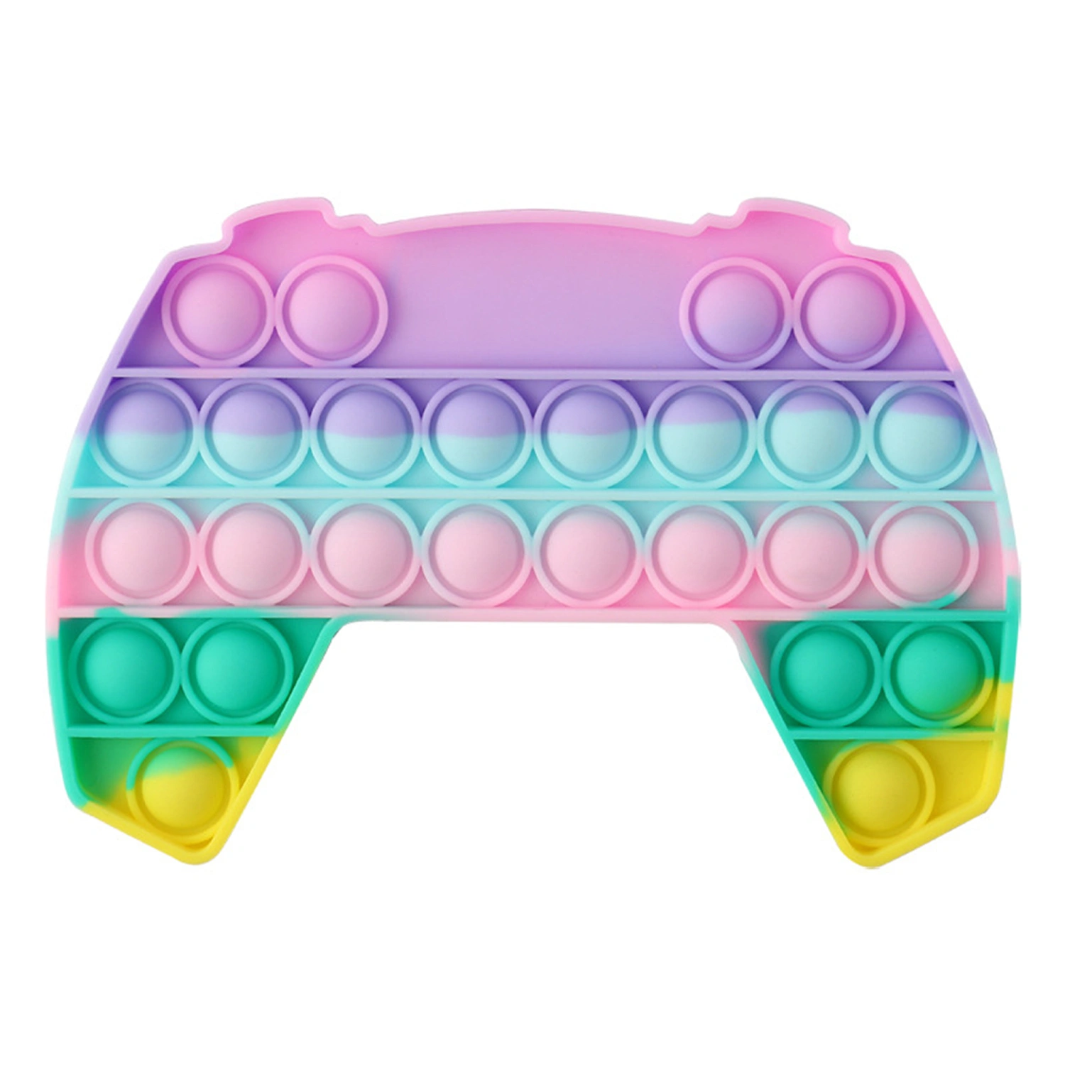 Assorted Color Educational Toys, Various Shaped Push Bubbles Toys