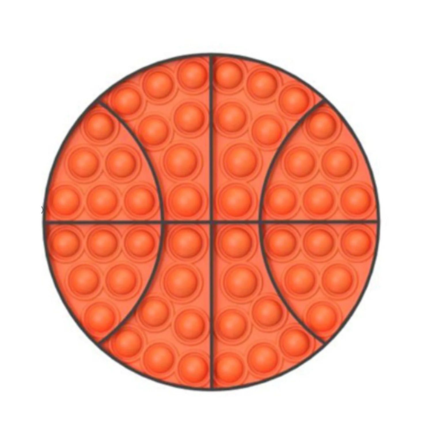 Bubble Fidget Toy, Sports Ball Shape Stress Relief Sensory Toy