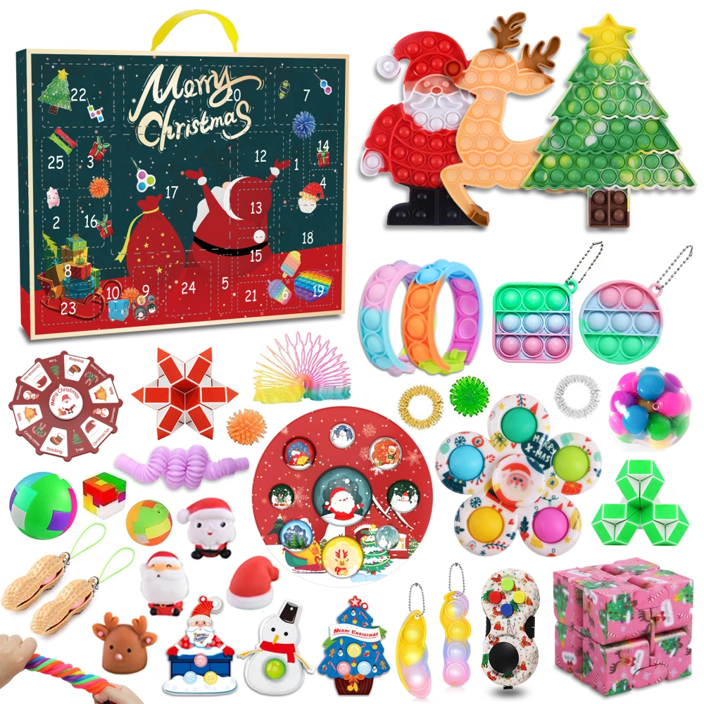 Fidget Packs Fidget Toy Set, Christmas Countdown Calendar Toys