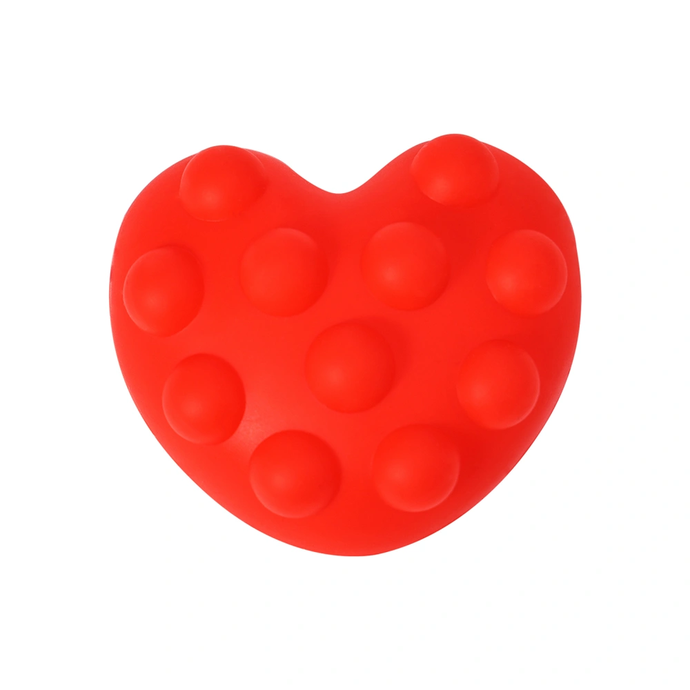 3D Pop Stress Ball, Cute Love-Shaped Silicone Sensory Fidget Toy