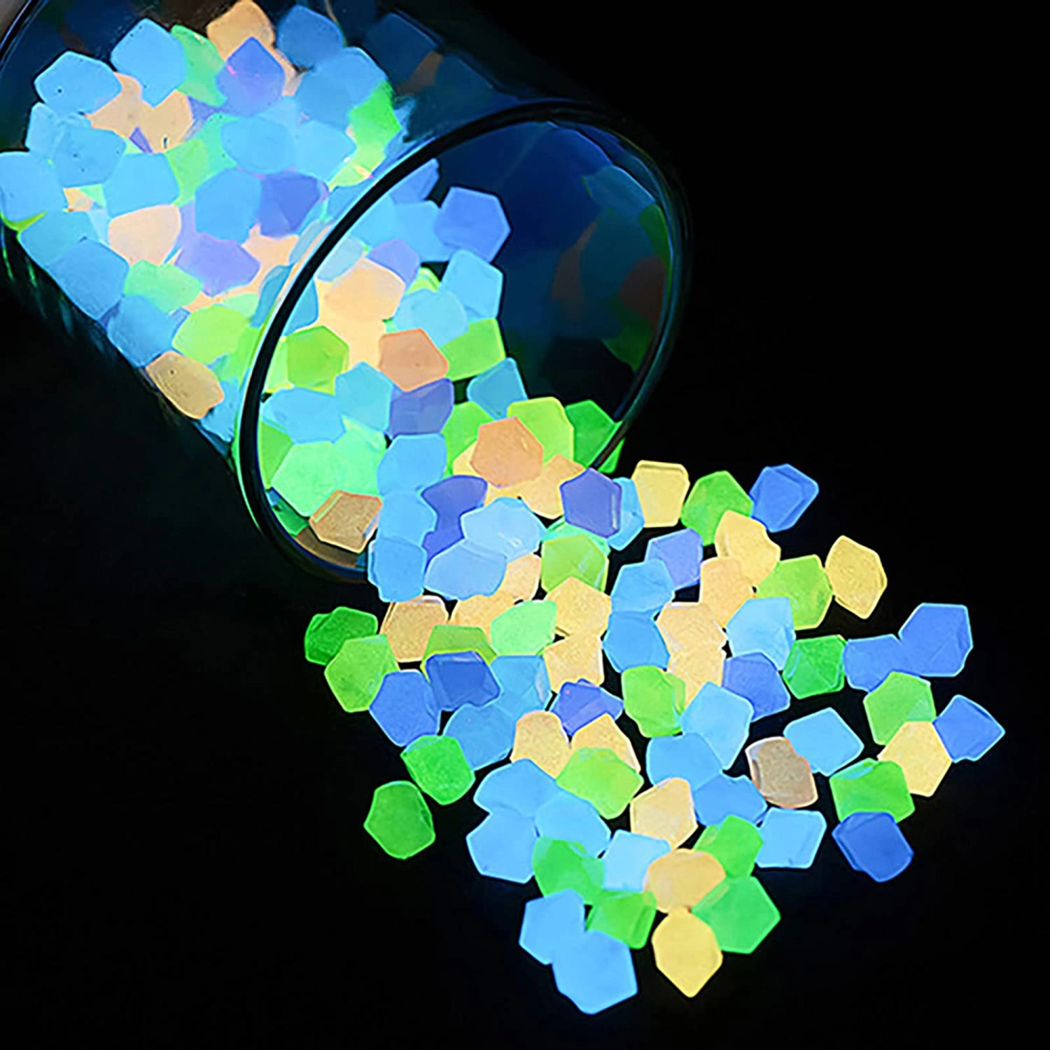Luminous Acrylic Stones, Glow in The Dark Rock for Fish Tank