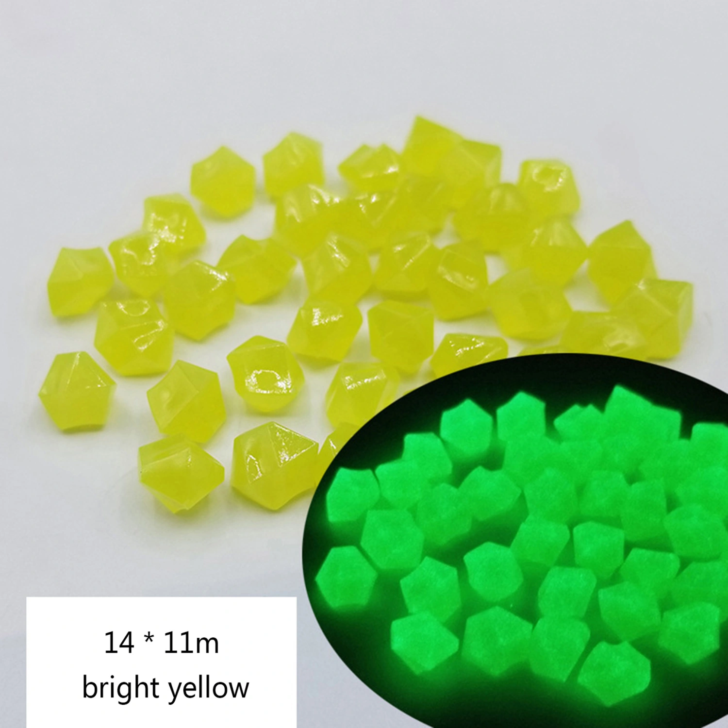 Luminous Acrylic Stones, Glow in The Dark Rock for Fish Tank