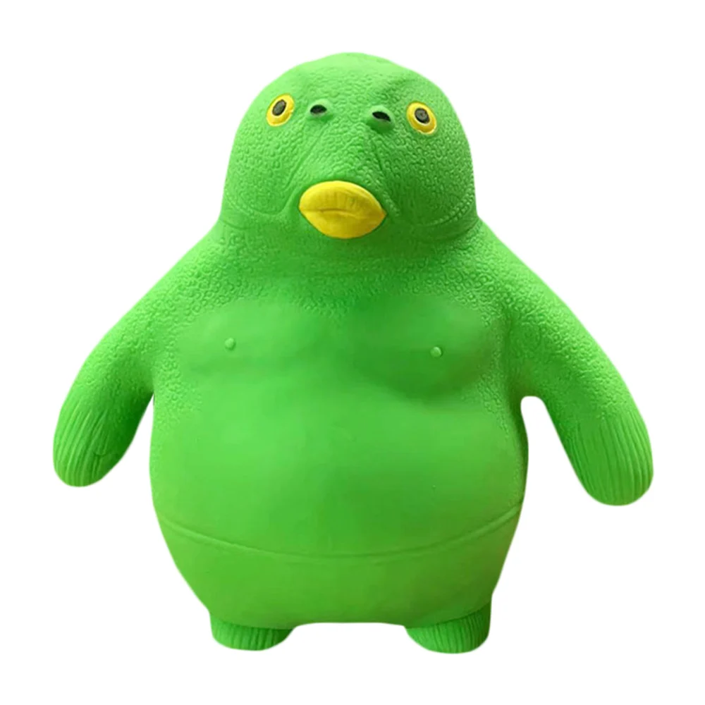 Green Head Fish Decompression Toy TPR Stress Reliever Squeeze Toy