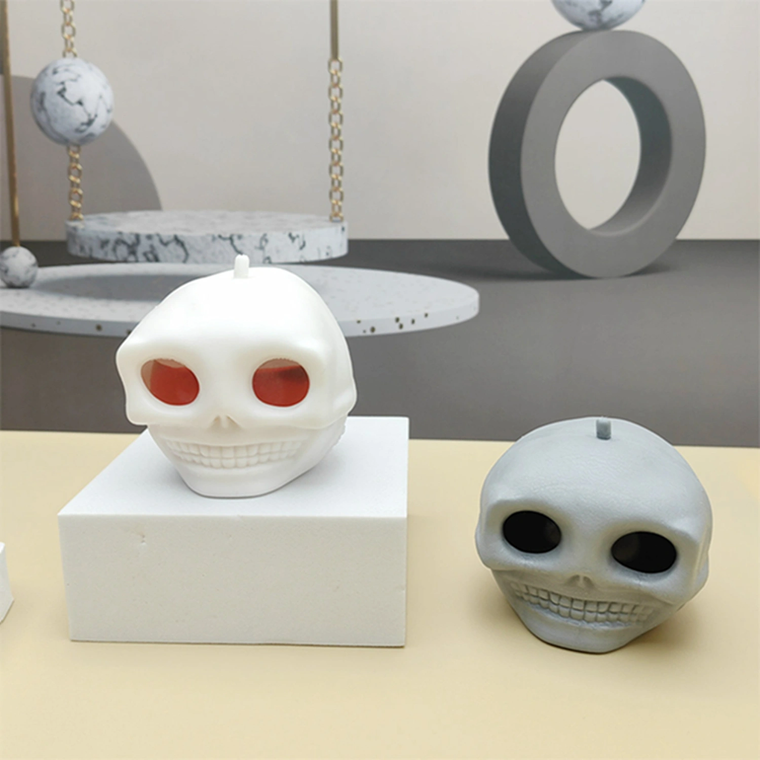 Halloween Stress Balls Squishy Toys, Skulls Sensory Stress Balls