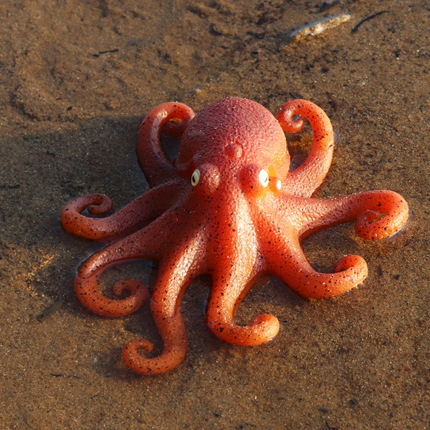 Ocean Animal Toys TPR Smelless Stretch Toys, Rubber Sea Animal Figures