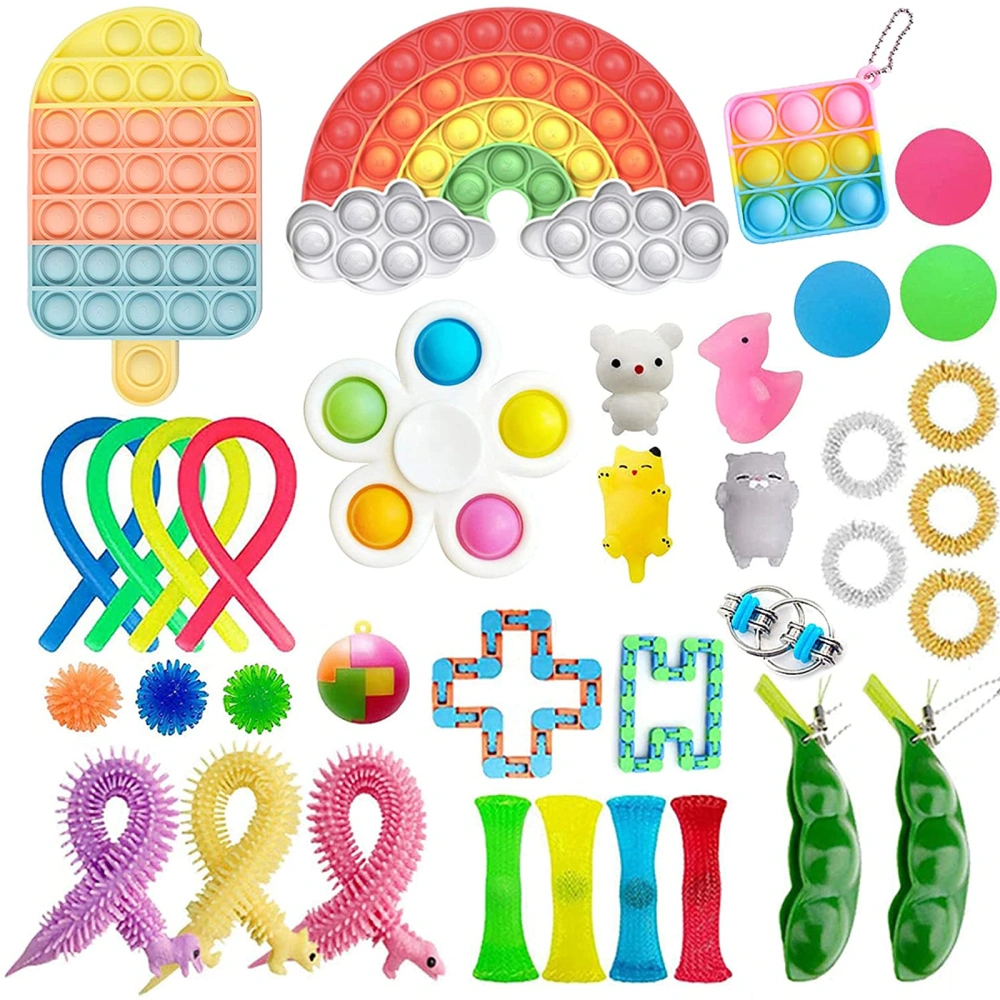 Sensory Fidget Toy Set, 29/36Pcs Stress Relief Anti-Anxiety Toy Kit