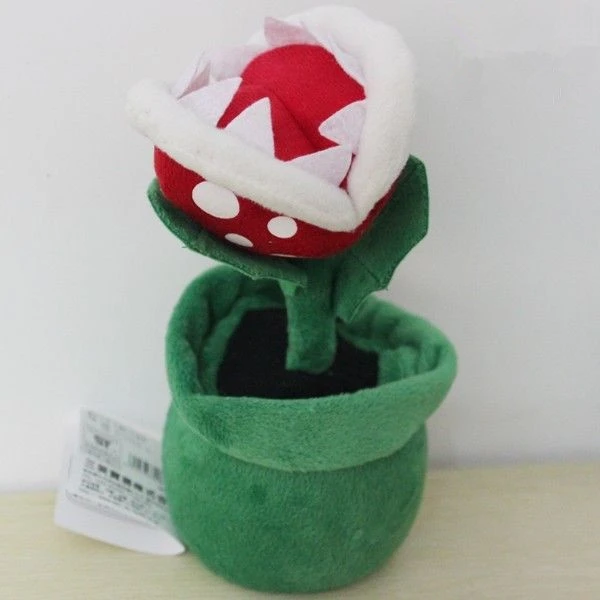 Piranha Plant Plush Toys Kids Funny Super Mario Bros Soft Dolls Home Decoration
