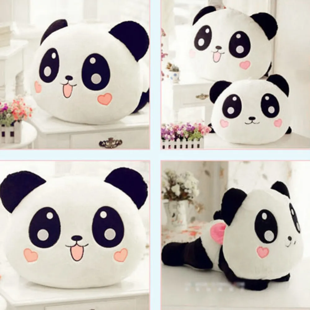 Cute Panda Plush Toys, Panda Shaped Stuffed Soft Plush Cushion Toys