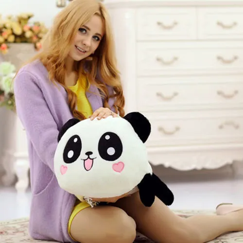 Cute Panda Plush Toys, Panda Shaped Stuffed Soft Plush Cushion Toys