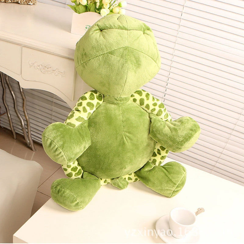 Big Eyes Tortoise Plush Toys Kids Funny Green Turtle Animal Dolls