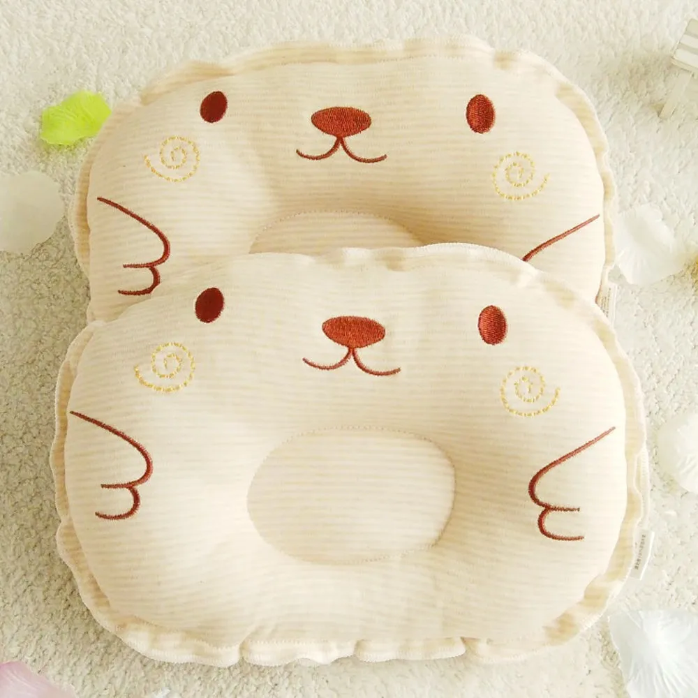 Newborn Baby Sleep Pillow, Anti Roll Prevent Flat Head Infant Nursing Pillow