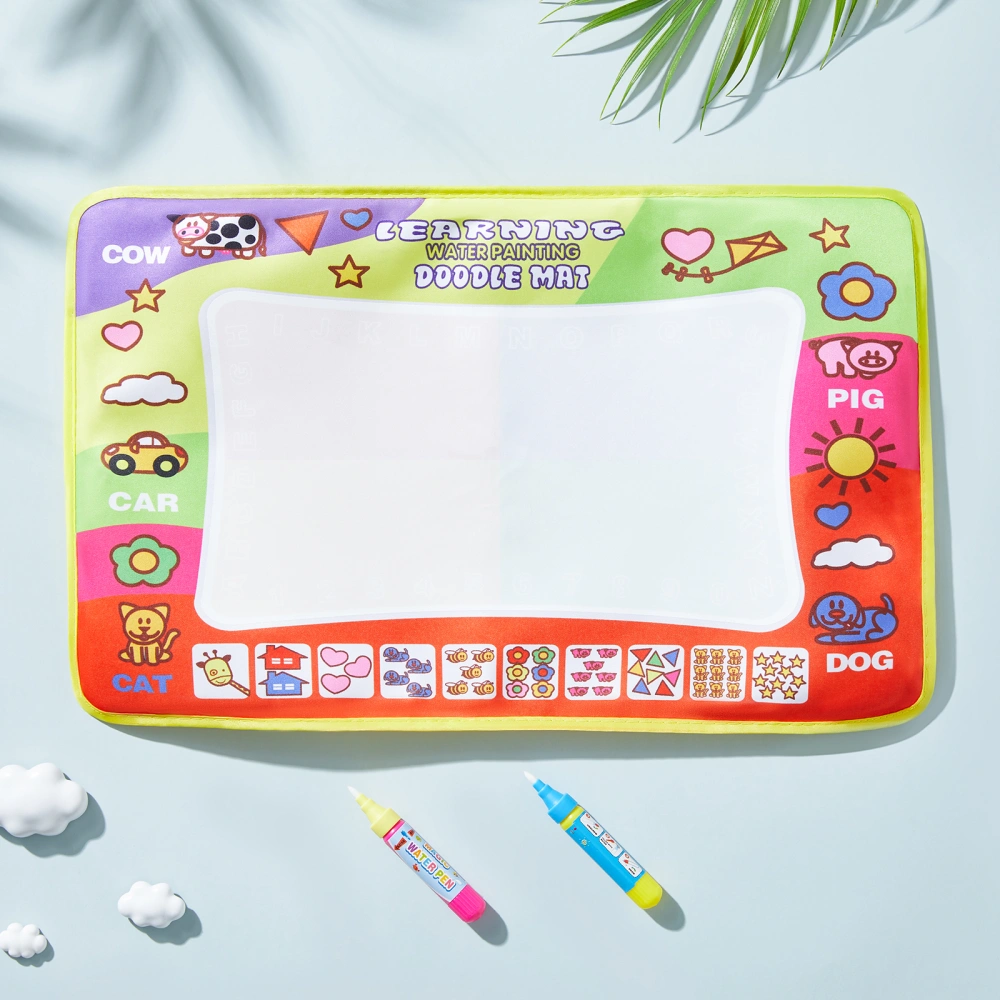 Water Magic Drawing Mat with Pens, Water Painting Doodle Writing Board Mat