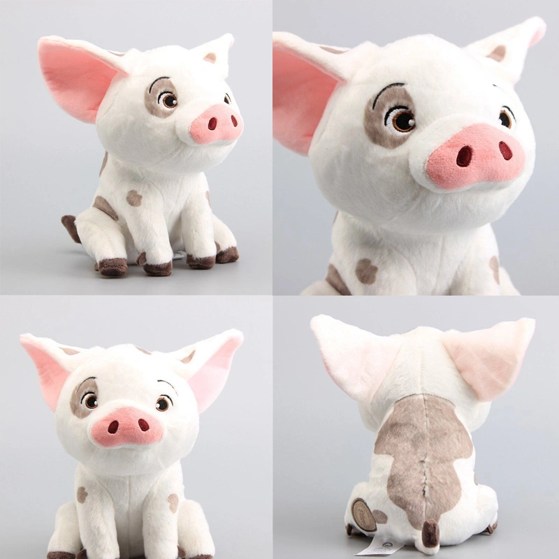 Little Kids Plush Toys, Cute & Cartoon Sitting Pig Shaped Soft Stuffed Dolls