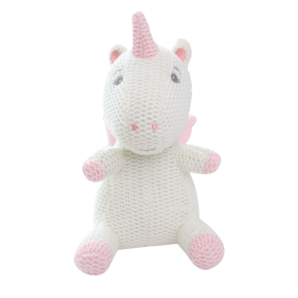 Kids Wool Knitted Plush Toys Cute Elephant Bear Dinosaur Animal Stuffed Dolls