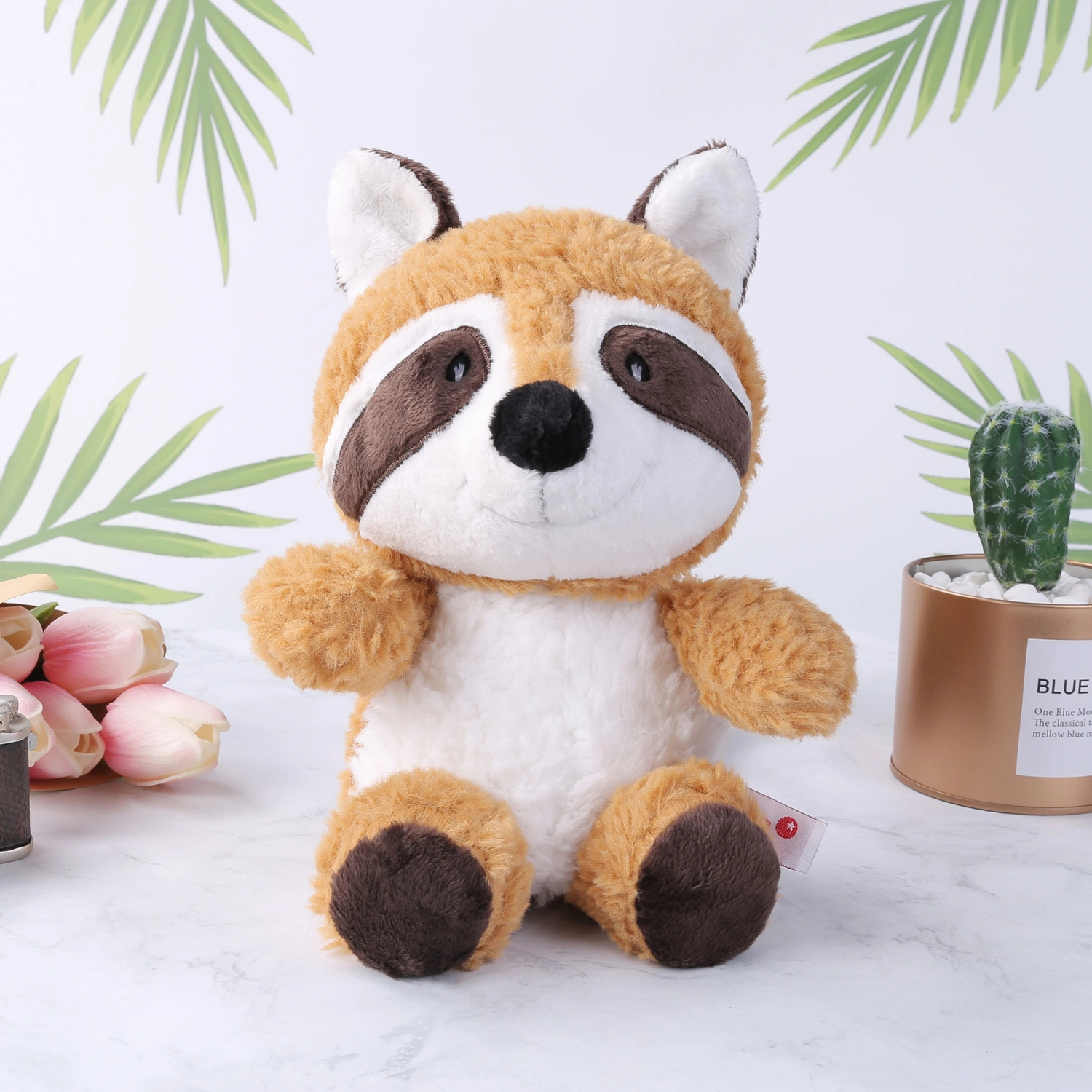 Raccoon Plush Toy Lovely Soft Stuffed Animals Doll New Year Christmas Gift
