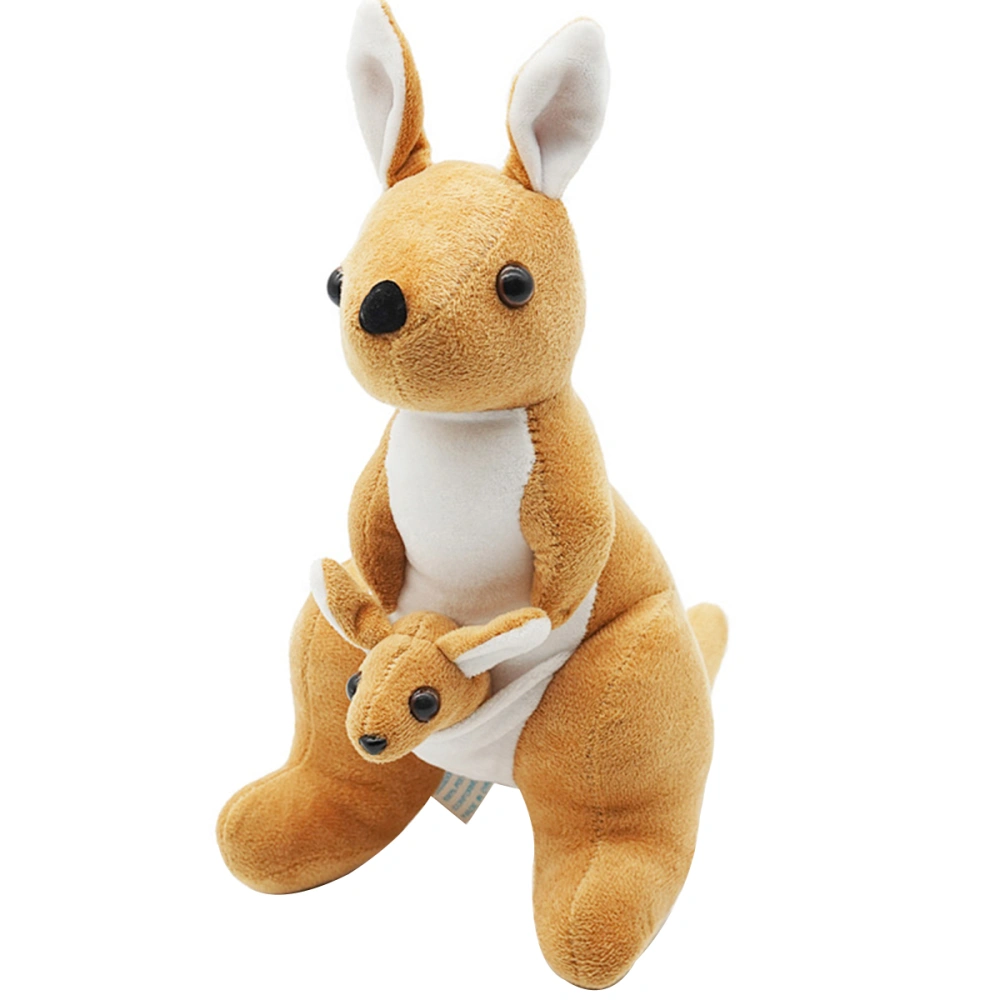 Children Kangaroo Stuffed Toy Mother Kangaroo Doll with Baby