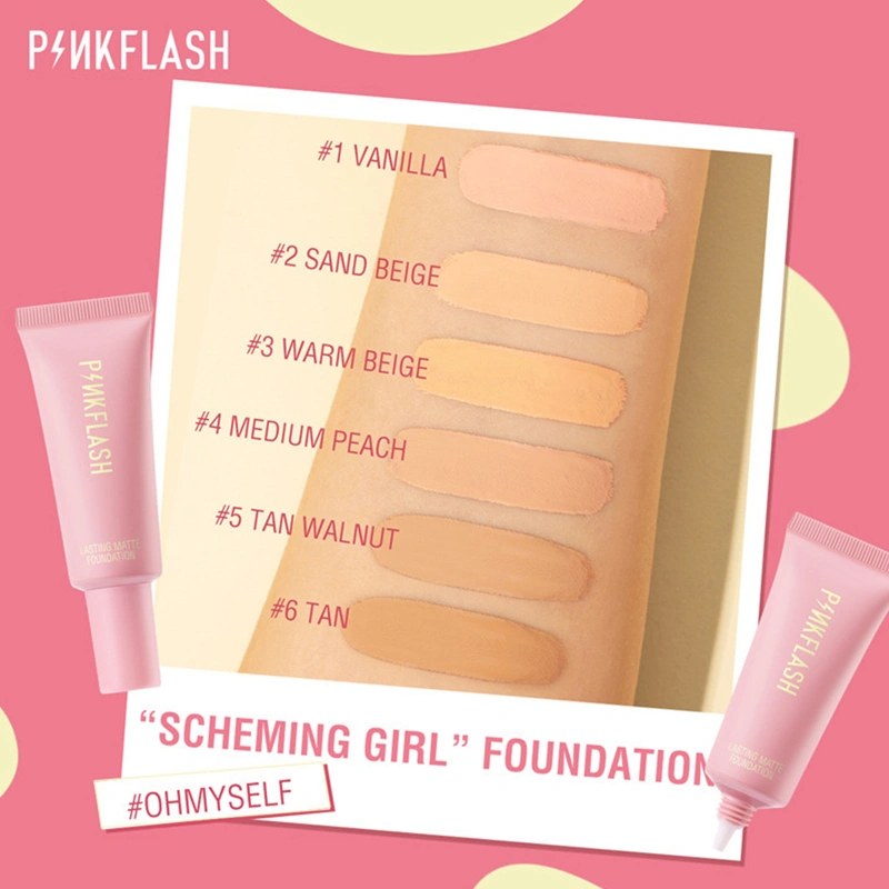 Foundation, Matte Oil Control Concealer Foundation Cream for Women