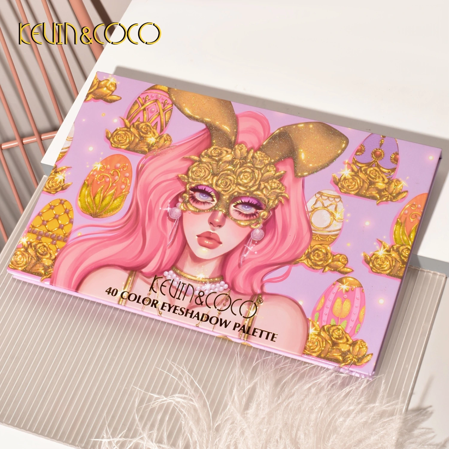 40 Color Matte and Shimmer Eyeshadow Palette, Long Lasting Eyeshadow 