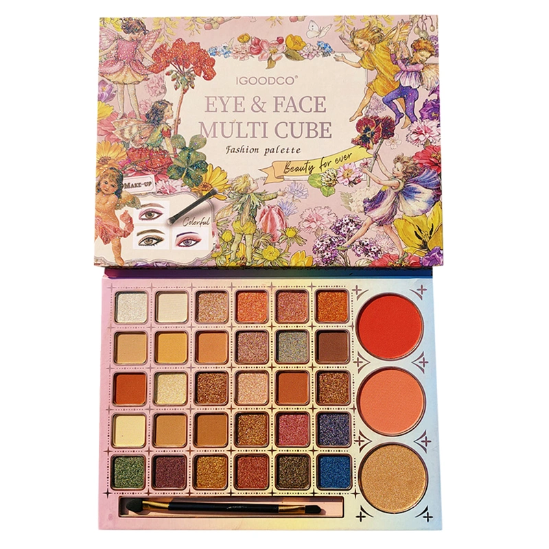 Matte and Shimmer Eyeshadow Palette, Long Lasting Blendable Eyeshadow