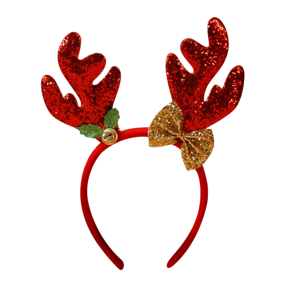 Christmas Kids Gift Decorative Sequined Elegant Deer Hair Clasp