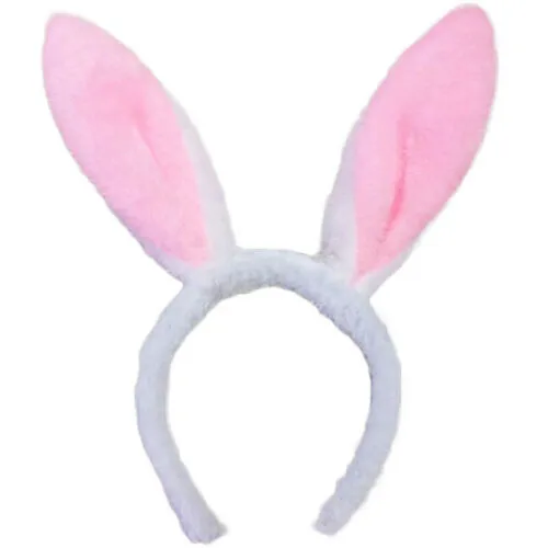 Women Rabbit Bunny Ears Headband, Tail Bow Tie Party Exotic Head Wear