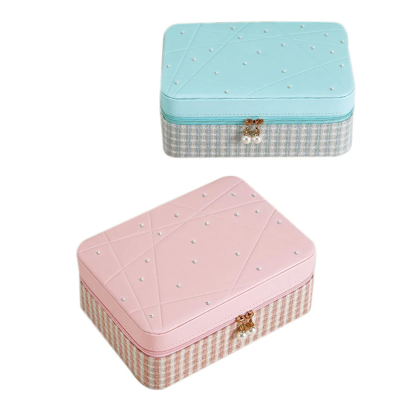 Ladies Ornaments Pack Large Capacity Waterproof Closure Jewelry Box