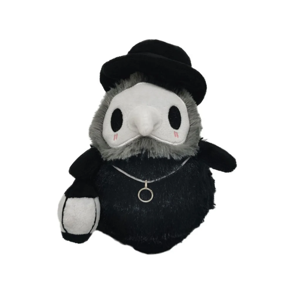 Cartoon Animal Shaped Plush Doll, Plague Doctor Beak Luminous Stuffed Toy