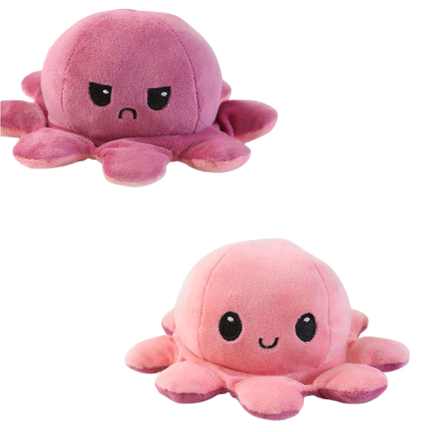 Octopus Plush Toy, Reversible Stuffed Animal for Adults Children