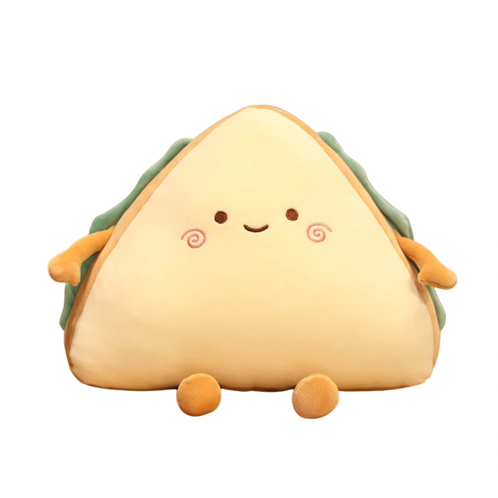 Sandwich Plush Doll with Fiber Cotton Padding, Artificial Food