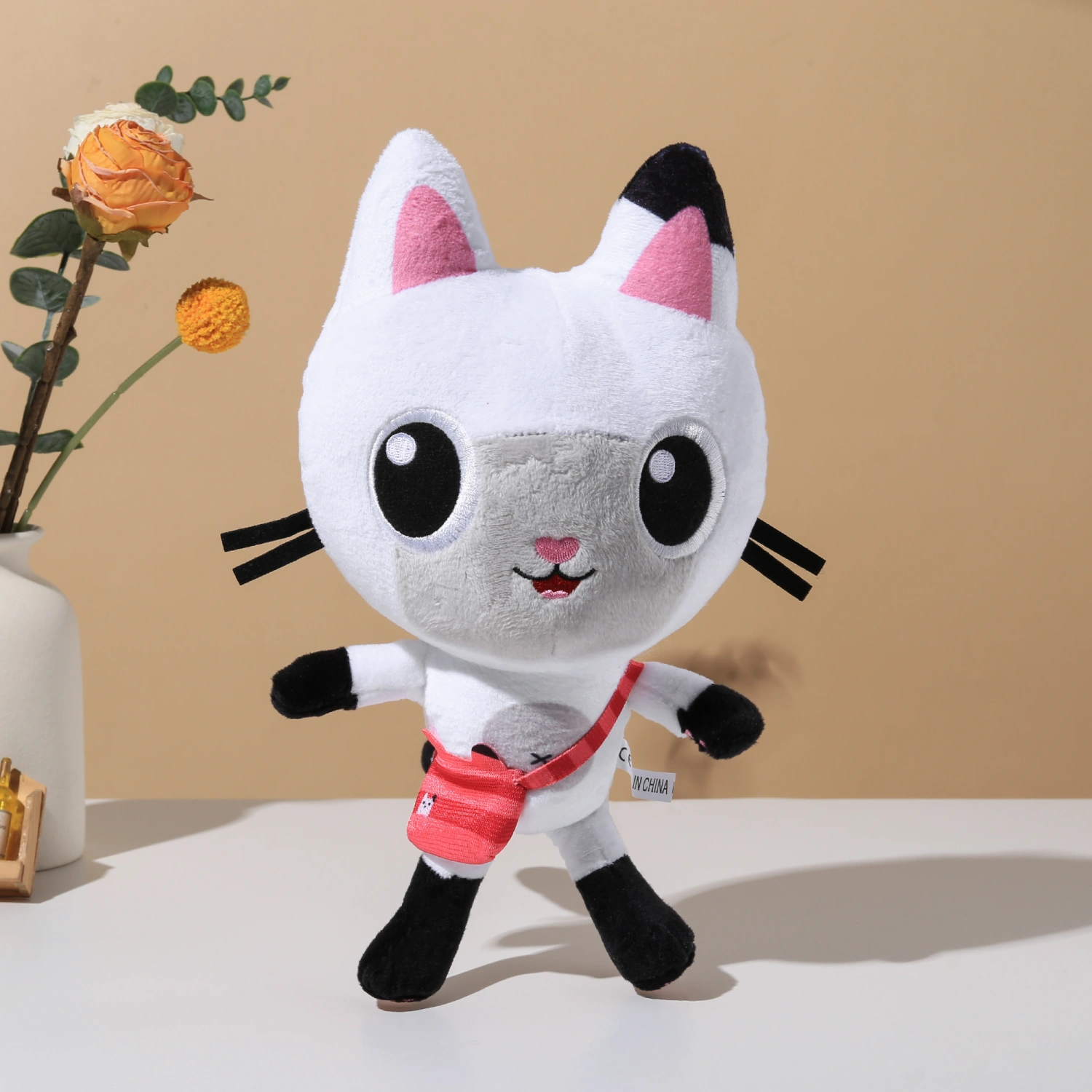 Kitty Plush Toy, Cute Cartoon Cat Stuffed Animal Doll Holiday Gift